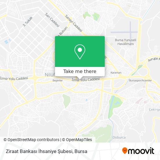 Ziraat Bankası İhsaniye Şubesi map