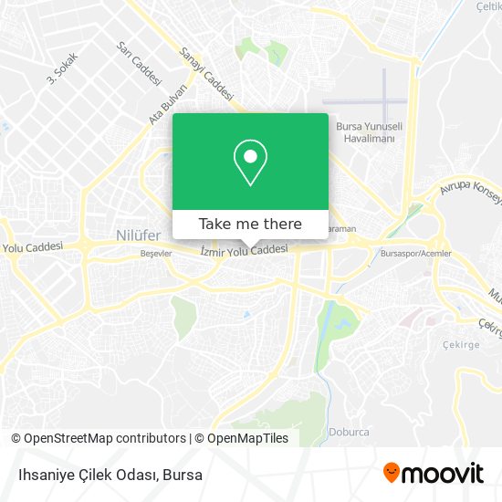 Ihsaniye Çilek Odası map