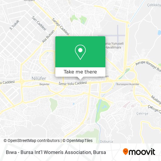 Bıwa - Bursa Int'l Women's Association map