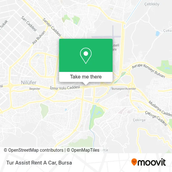 Tur Assist Rent A Car map