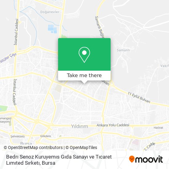 Bedrı Senoz Kuruyemıs Gıda Sanayı ve Tıcaret Lımıted Sırketı map