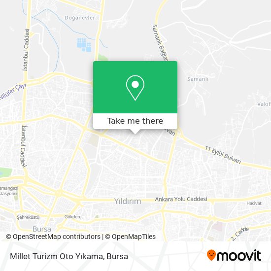 Millet Turizm Oto Yıkama map