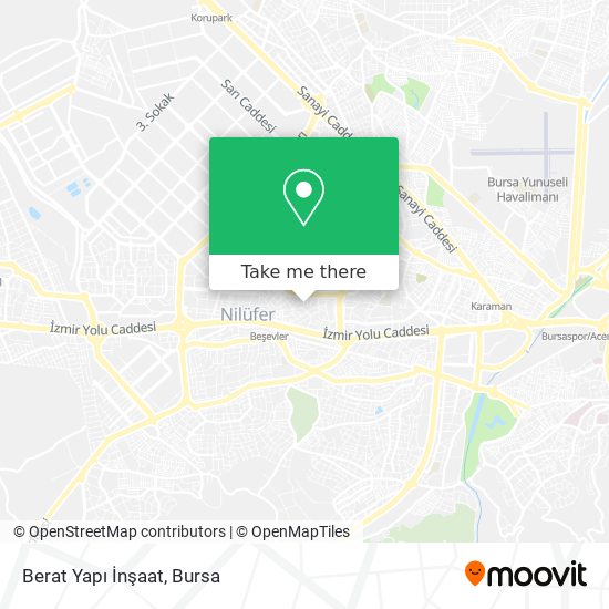 Berat Yapı İnşaat map