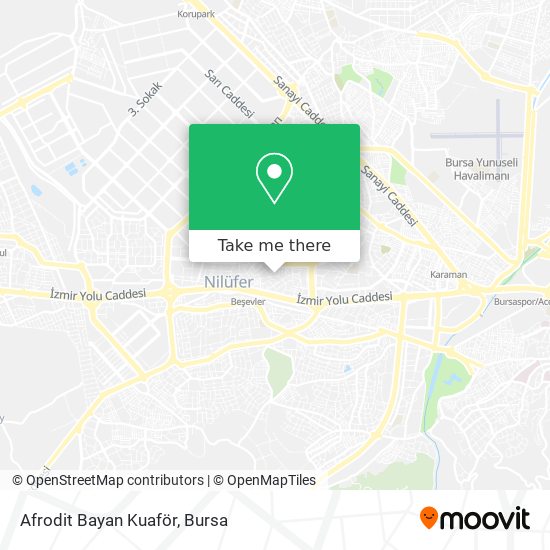Afrodit Bayan Kuaför map
