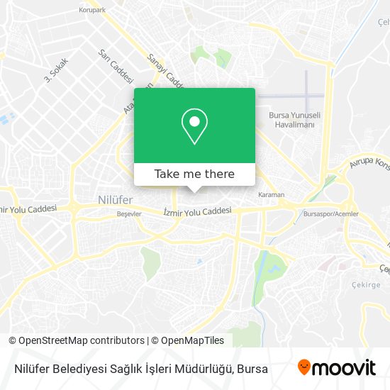 Nilüfer Belediyesi Sağlık İşleri Müdürlüğü map