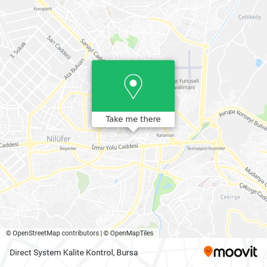 Direct System Kalite Kontrol map