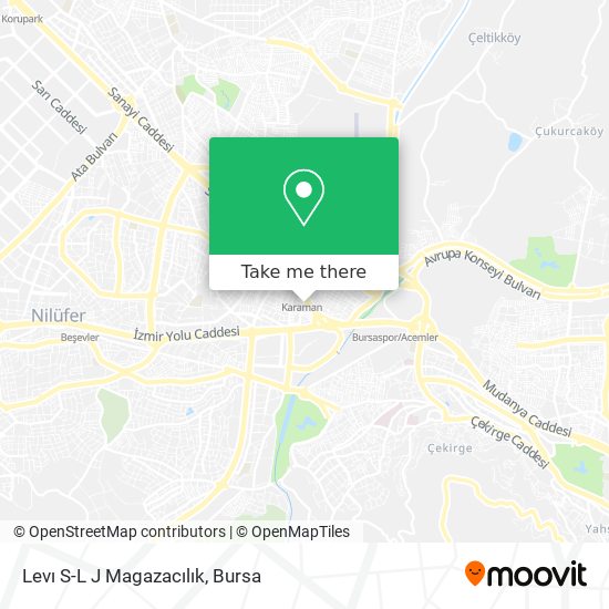 Levı S-L J Magazacılık map