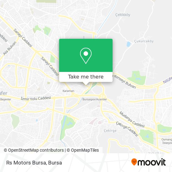 Rs Motors Bursa map