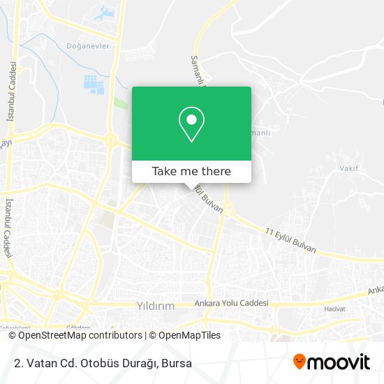 2. Vatan Cd. Otobüs Durağı map
