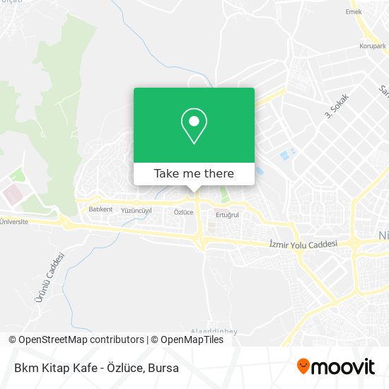 Bkm Kitap Kafe - Özlüce map