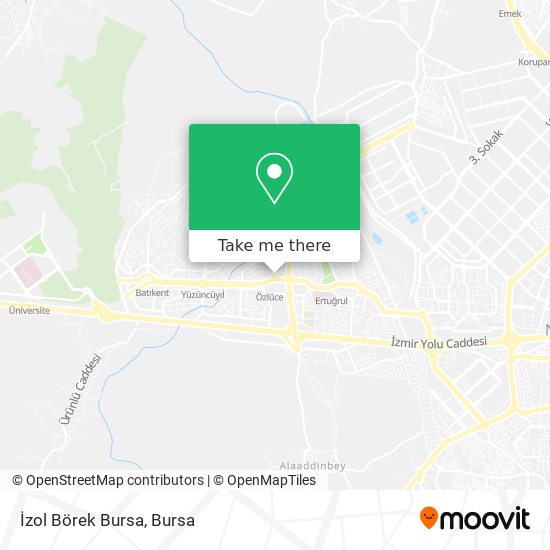 İzol Börek Bursa map