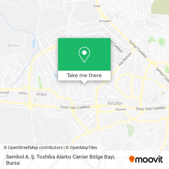 Sembol A. Ş. Toshiba Alarko Carrier Bölge Bayi map