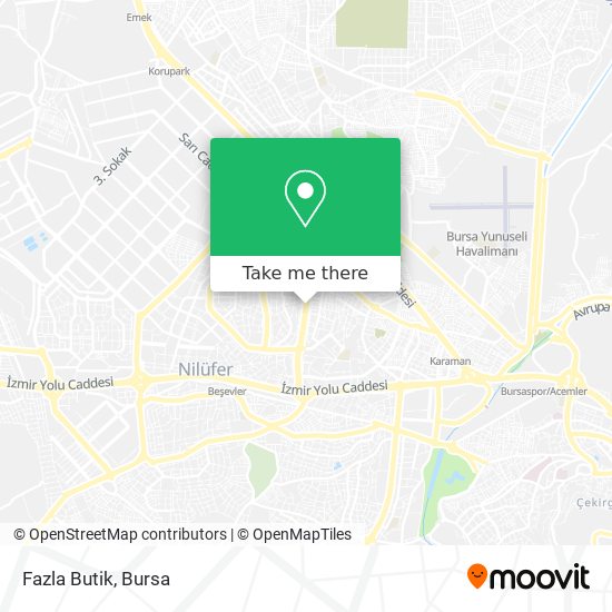 Fazla Butik map