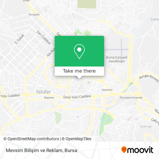 Mevsim Bilişim ve Reklam map