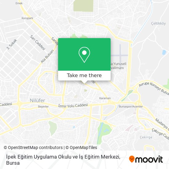 İpek Eğitim Uygulama Okulu ve İş Eğitim Merkezi map