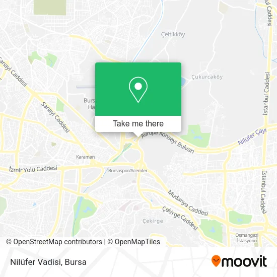 Nilüfer Vadisi map