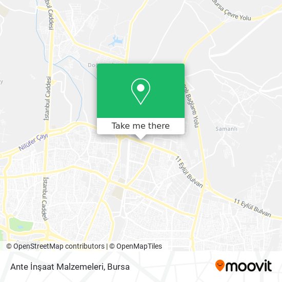 Ante İnşaat Malzemeleri map