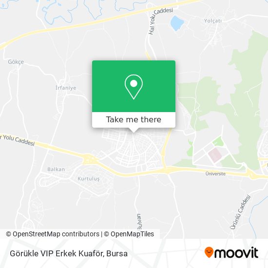 Görükle VIP Erkek Kuaför map
