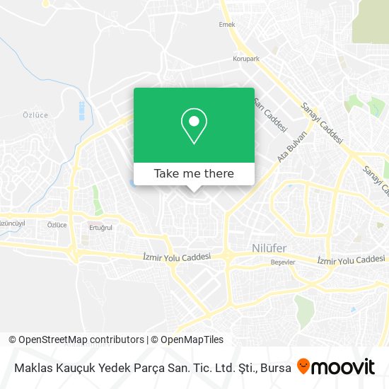 Maklas Kauçuk Yedek Parça San. Tic. Ltd. Şti. map