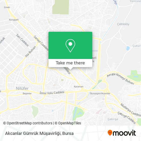 Akcanlar Gümrük Müşavirliği map