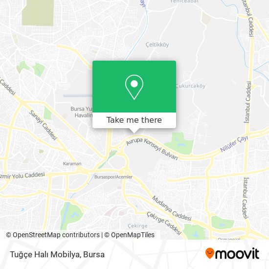 Tuğçe Halı Mobilya map