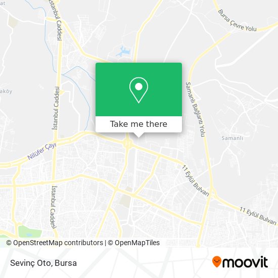 Sevinç Oto map