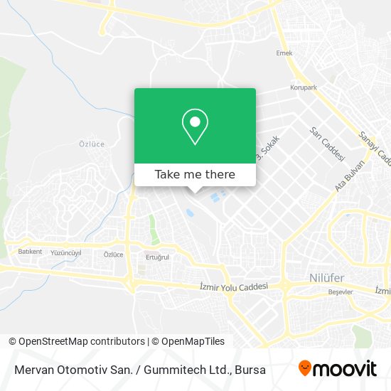 Mervan Otomotiv San. / Gummitech Ltd. map