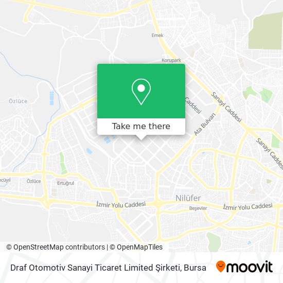 Draf Otomotiv Sanayi Ticaret Limited Şirketi map