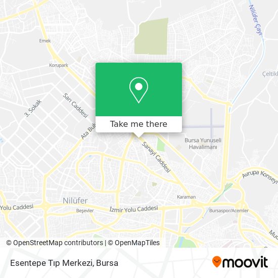Esentepe Tıp Merkezi map