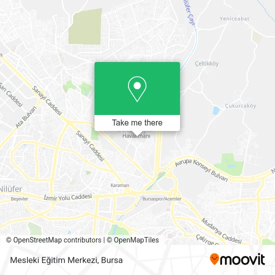 Mesleki Eğitim Merkezi map