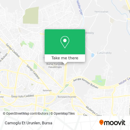Camoglu Et Urunlerı map