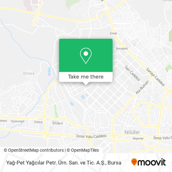 Yağ-Pet Yağcılar Petr. Ürn. San. ve Tic. A.Ş. map