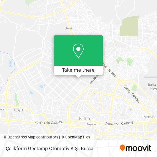 Çelikform Gestamp Otomotiv A.Ş. map