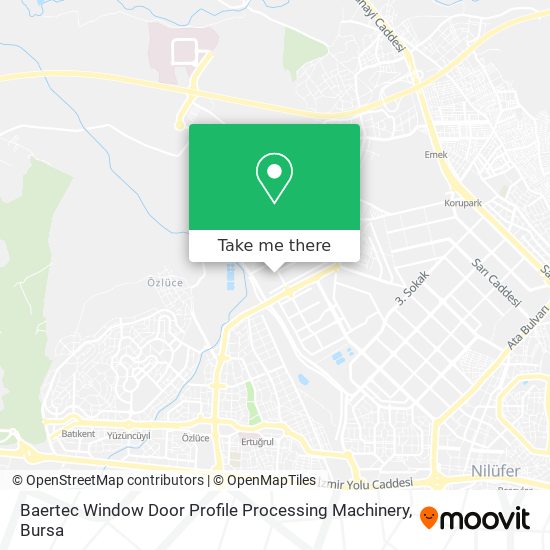 Baertec Window Door Profile Processing Machinery map