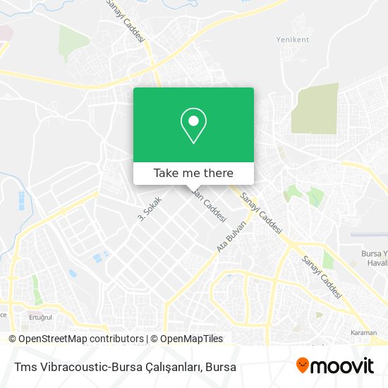 Tms Vibracoustic-Bursa Çalışanları map