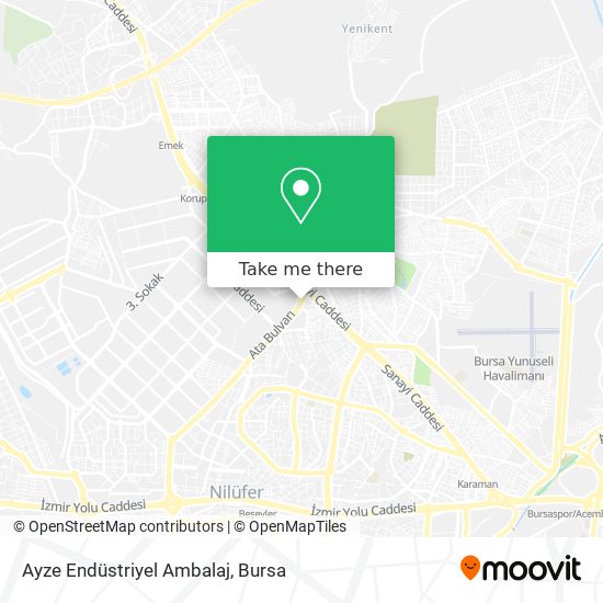 Ayze Endüstriyel Ambalaj map