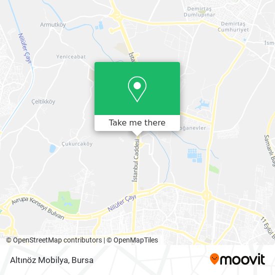 Altınöz Mobilya map