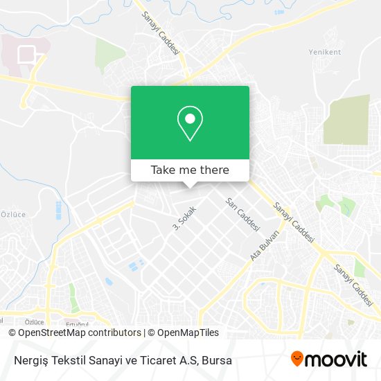 Nergiş Tekstil Sanayi ve Ticaret A.S map