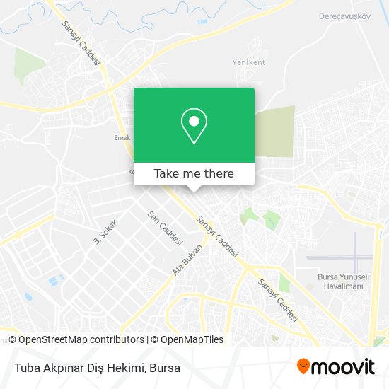 Tuba Akpınar Diş Hekimi map