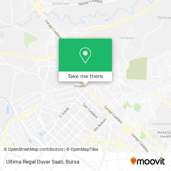 Ultima Regal Duvar Saati map