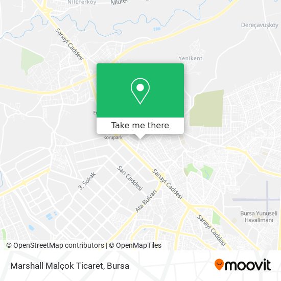 Marshall Malçok Ticaret map