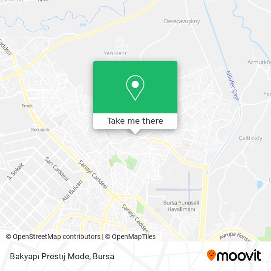Bakyapı Prestıj Mode map