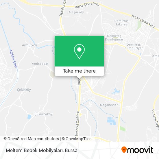 Meltem Bebek Mobilyaları map