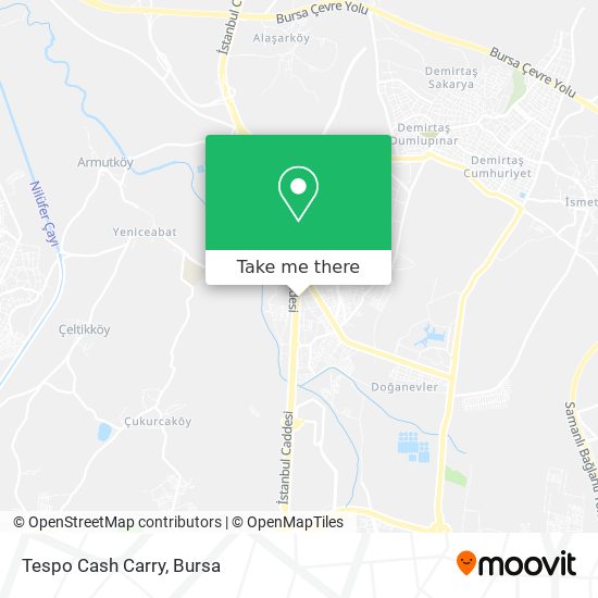 Tespo Cash Carry map