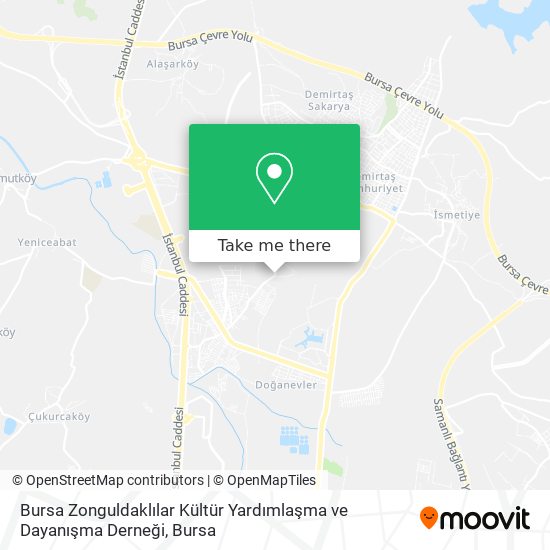 Bursa Zonguldaklılar Kültür Yardımlaşma ve Dayanışma Derneği map
