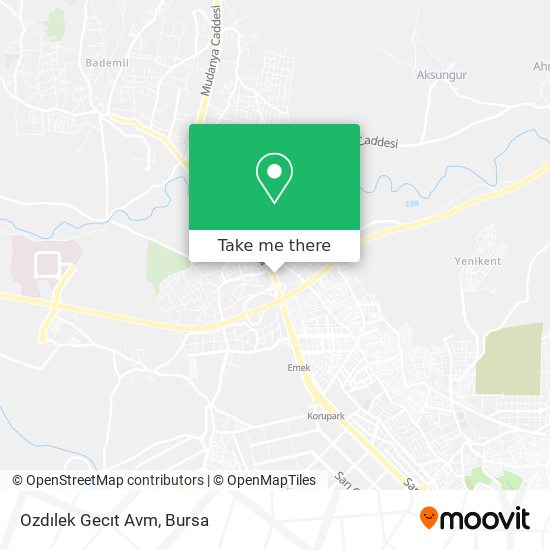 Ozdılek Gecıt Avm map