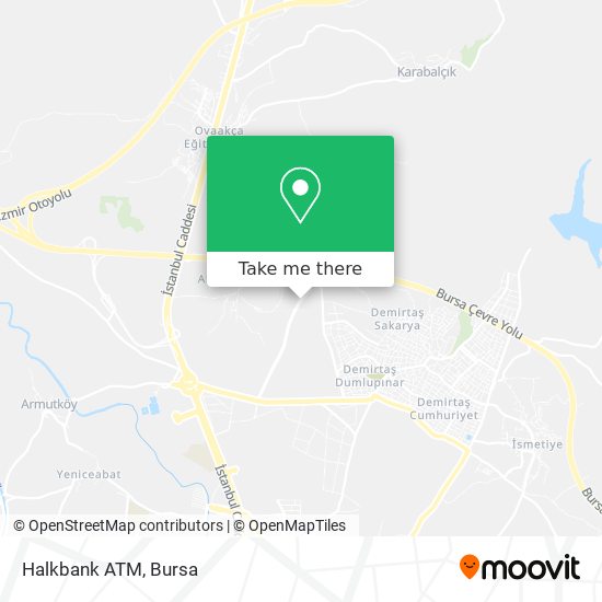 Halkbank ATM map