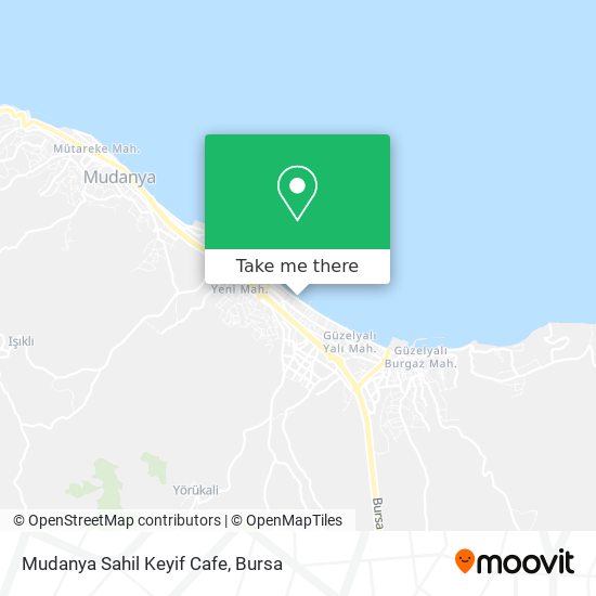 Mudanya Sahil Keyif Cafe map