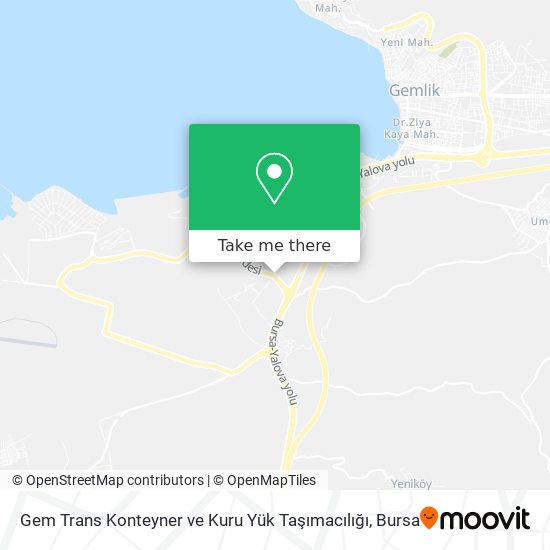 Gem Trans Konteyner ve Kuru Yük Taşımacılığı map