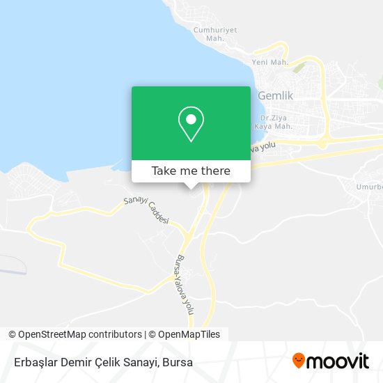 Erbaşlar Demir Çelik Sanayi map